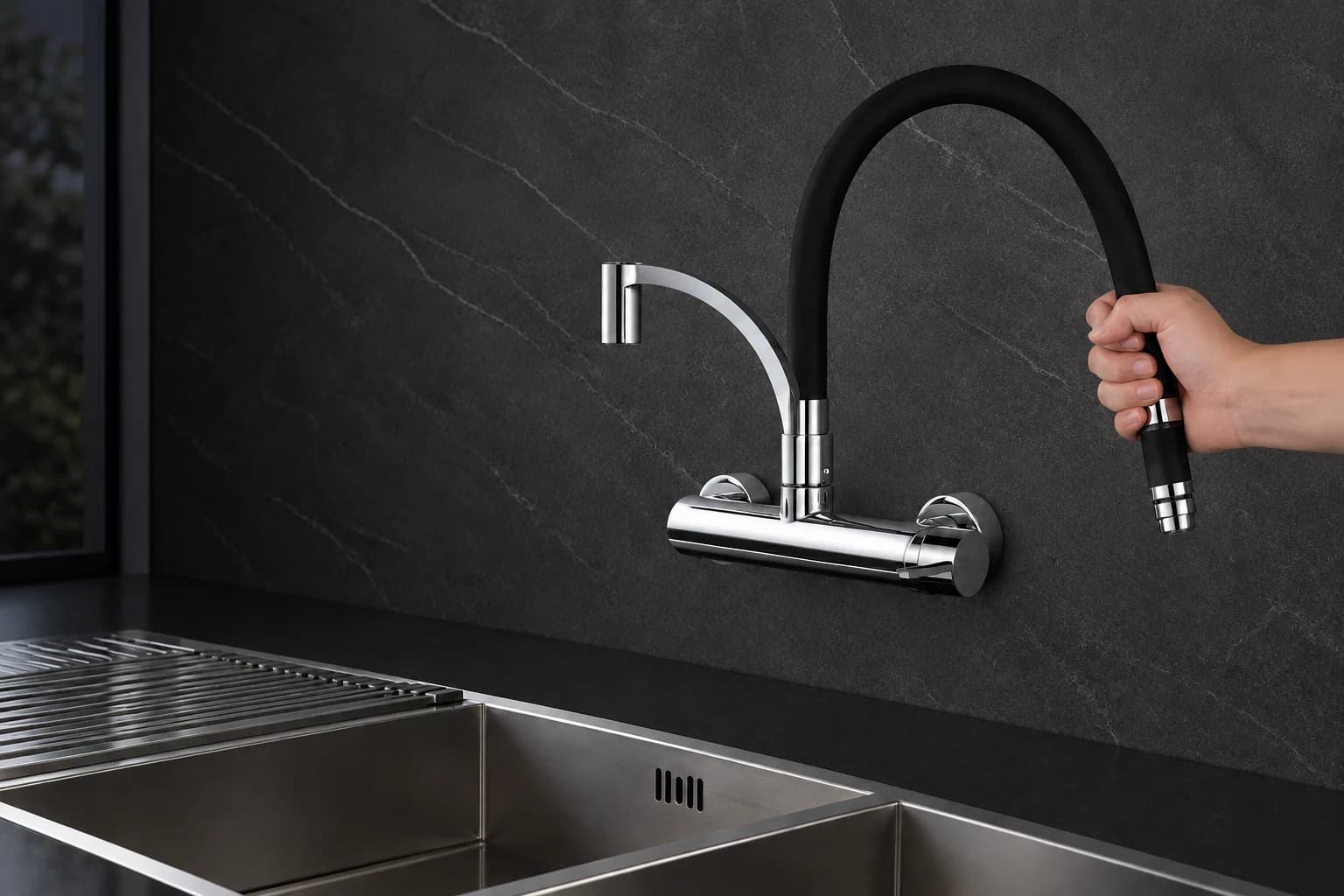 Nástěnné kuchyňské směšovací baterie — WL1026