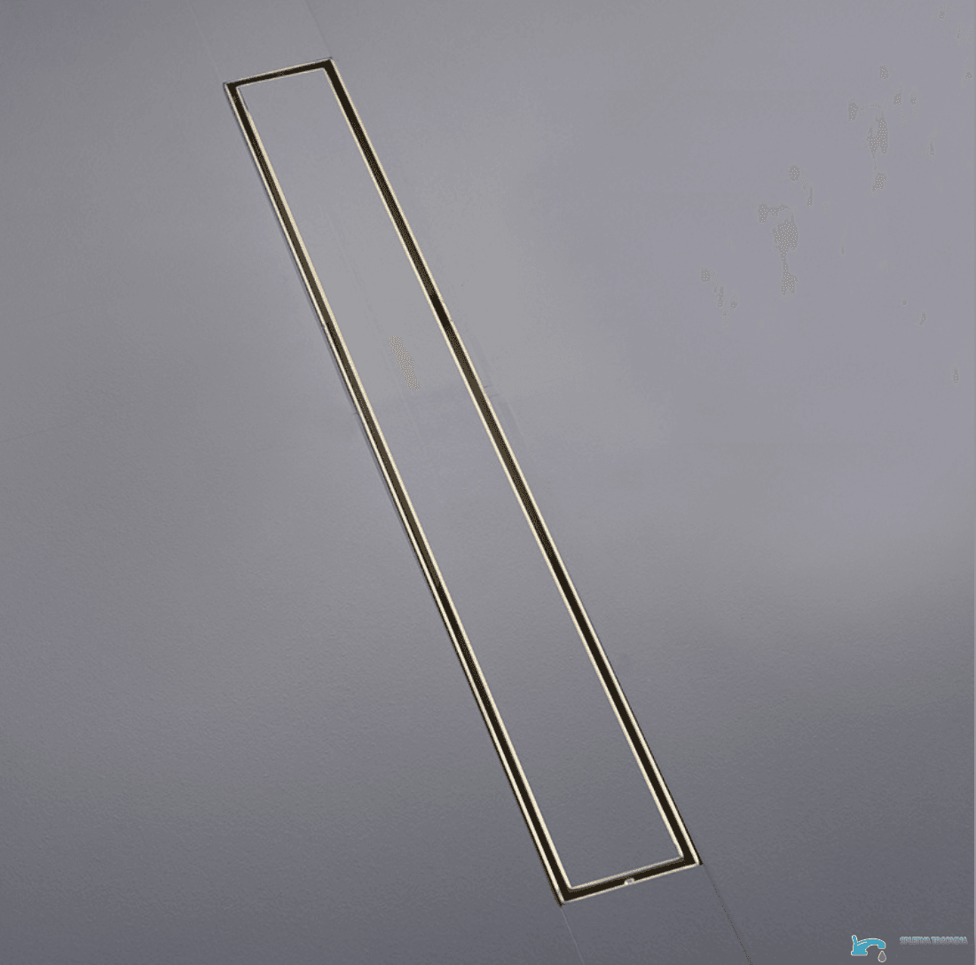 Sprchový žlab EYN GBK1004 v matném zlatém provedení, 60 nebo 80 cm