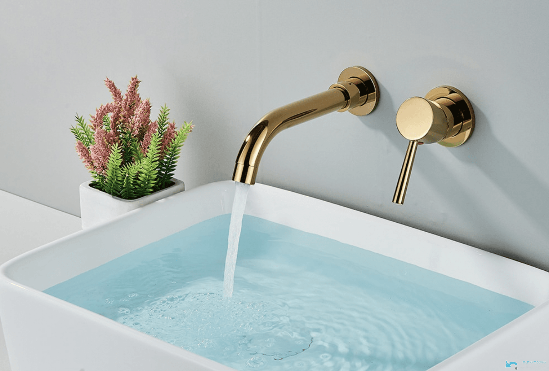 Nástěnná umyvadlová baterie EYN SG1520 z mosazi ve více barevných provedeních