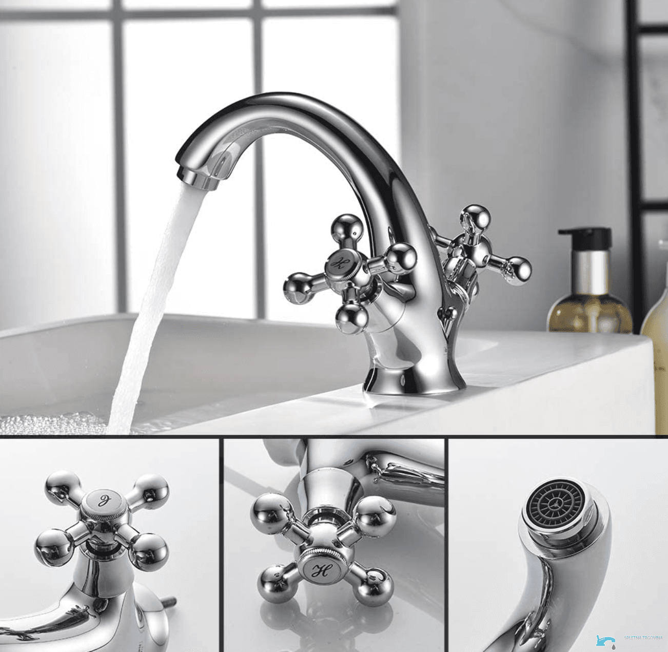 Rustikální vodovodní baterie EYN UC1143 pro bidet, umyvadlo či vanu ve více barevných provedeních