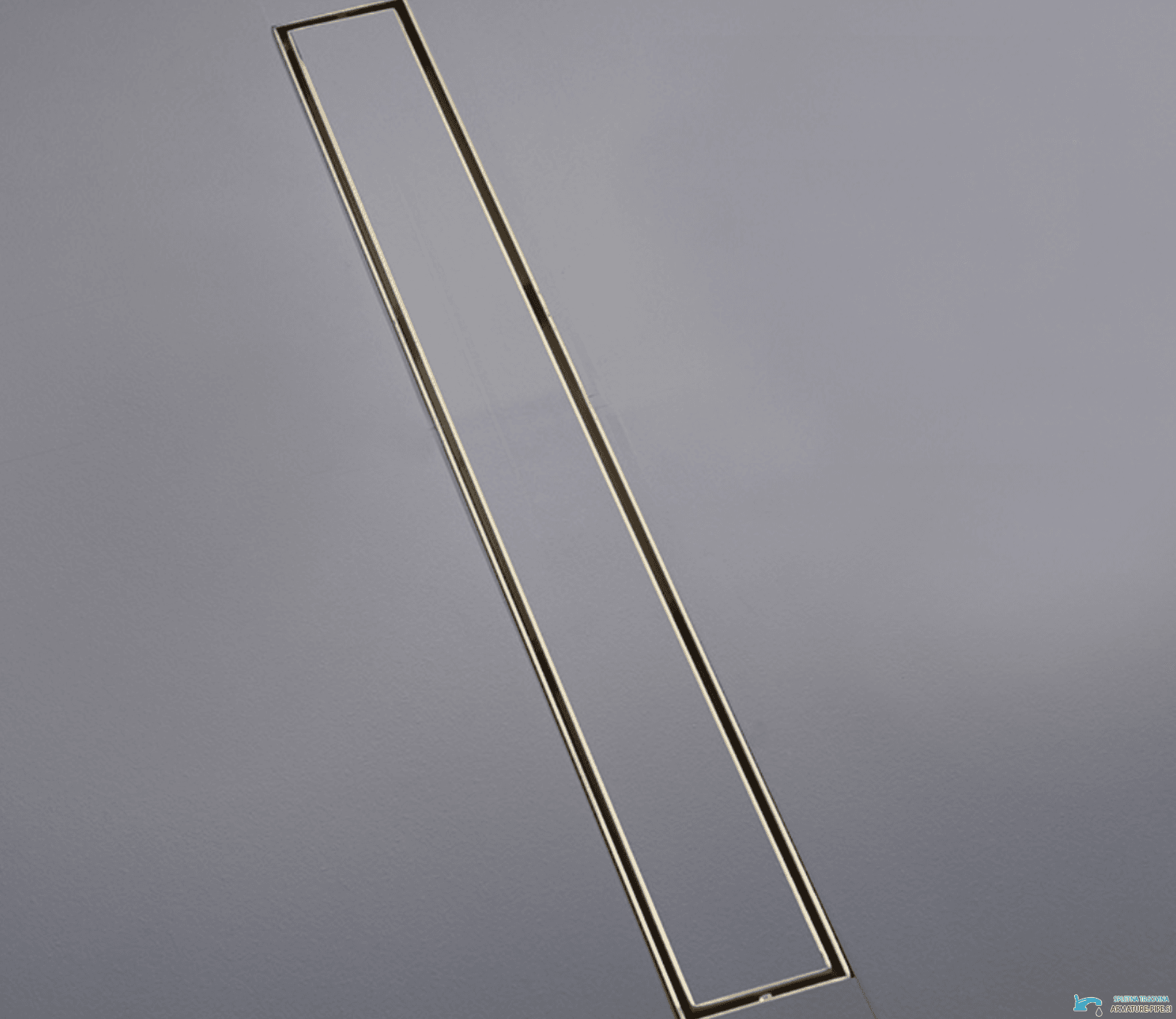 Kanaleta V Mat Zlati Barvi Bruseno Zlato 80 Cm Ali 60 Cm Eyn Gbk1004 4