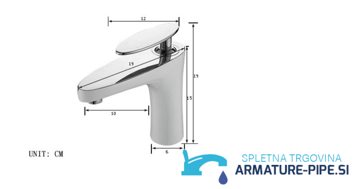 Kopalniška ali sanitarna armatura EYN KP2353
