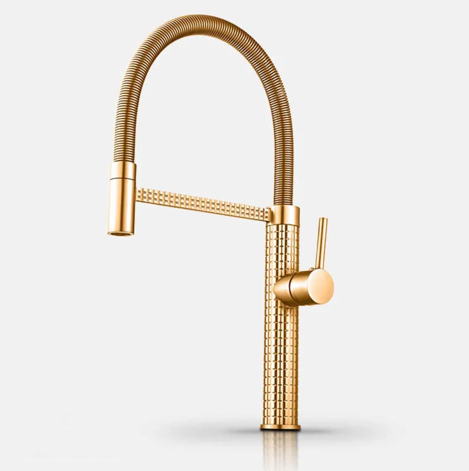 Elegantní kuchyňská baterie KS1220 v lesklém zlatém provedení