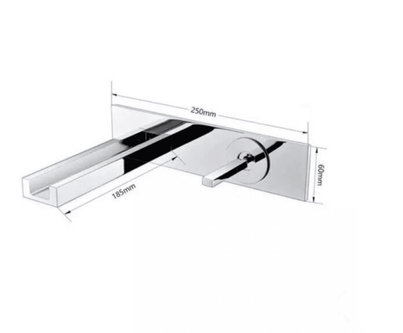 Led Stenska Slap Armatura Pipa Eyn Wled1454