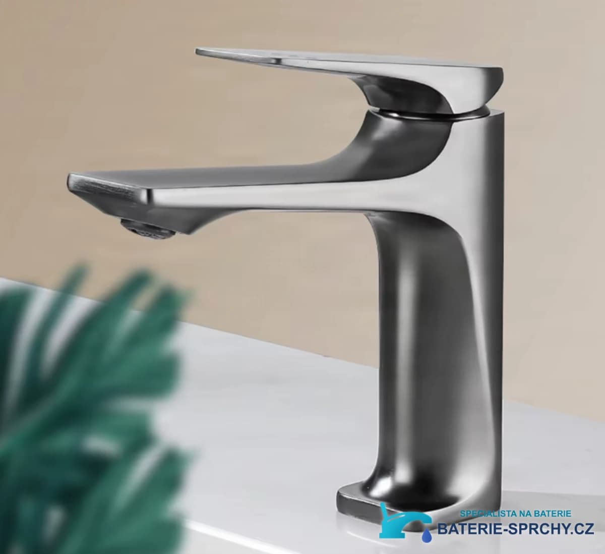 Nerezová kuchyňská a koupelnová baterie ELITE EDITION BS2150 v saténové grafitově šedé barvě